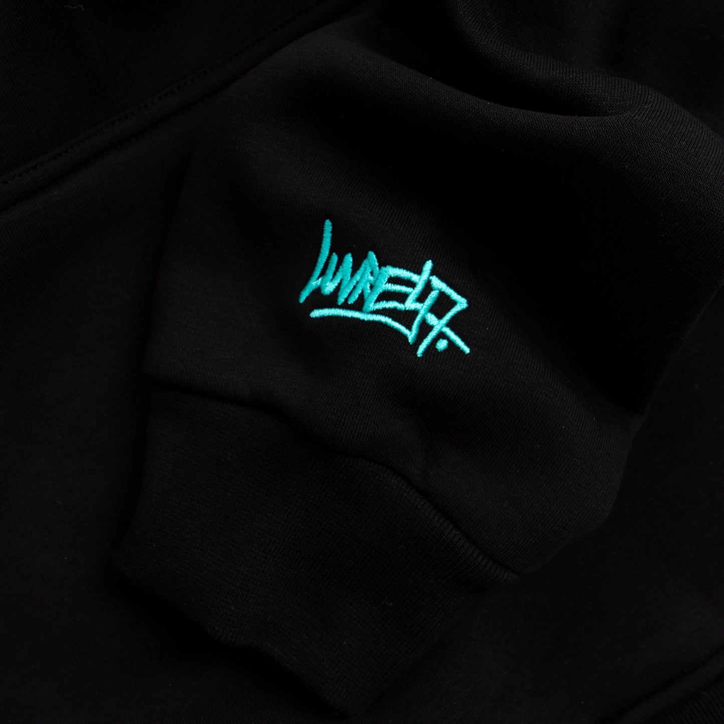 G-BLOCK T-UP HOODIE - SCHWARZ