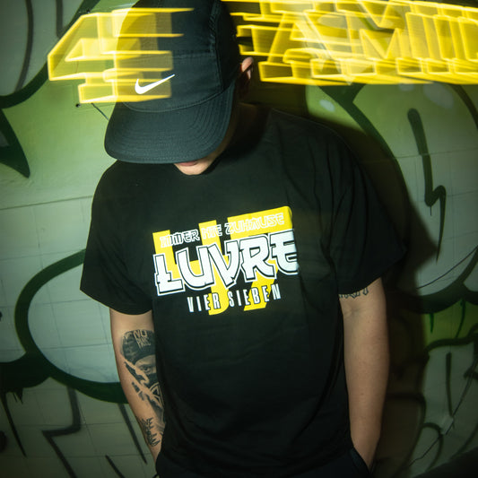 YELLOW ZU T-SHIRT - SCHWARZ/GELB