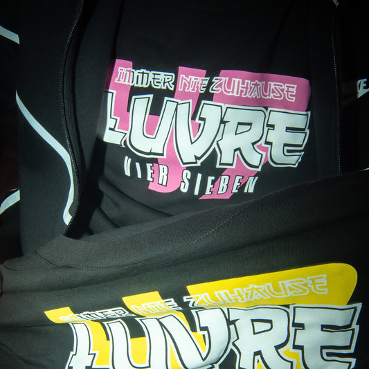 PINK ZU T-SHIRT - SCHWARZ/PINK