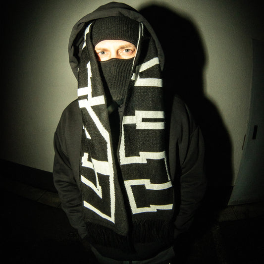 FAMILY SCHAL - SCHWARZ