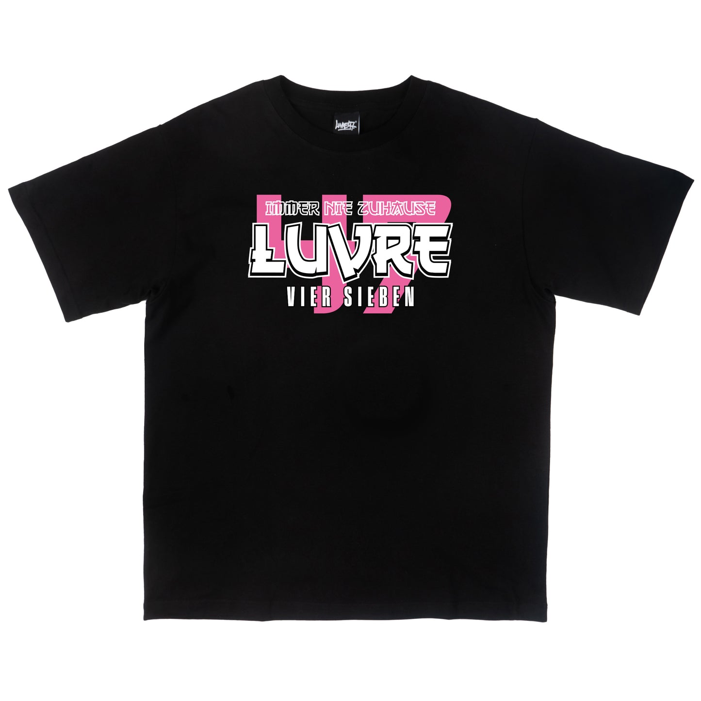 PINK ZU T-SHIRT - SCHWARZ/PINK