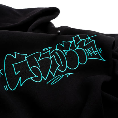 G-BLOCK T-UP HOODIE - SCHWARZ
