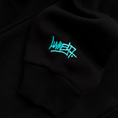 G-BLOCK T-UP HOODIE - SCHWARZ